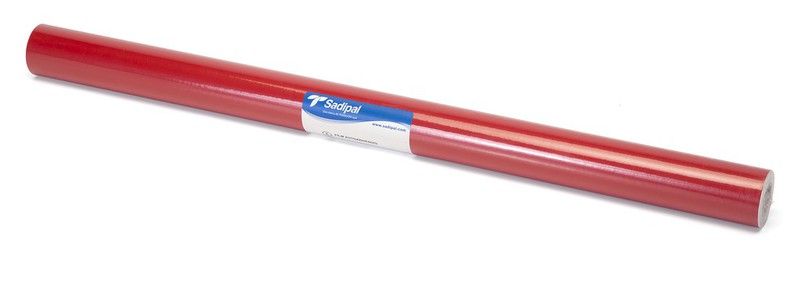 FORRO ADH. POLIPROPILENO DE COLOR ROJO SADIPAL 0.50X3M 12215