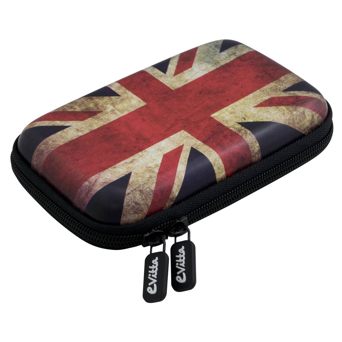 FUNDA PROTECTORA DISCO DURO DE 2.5" ENGLAND ELASTICOS Y DOBLE CREMALLERA