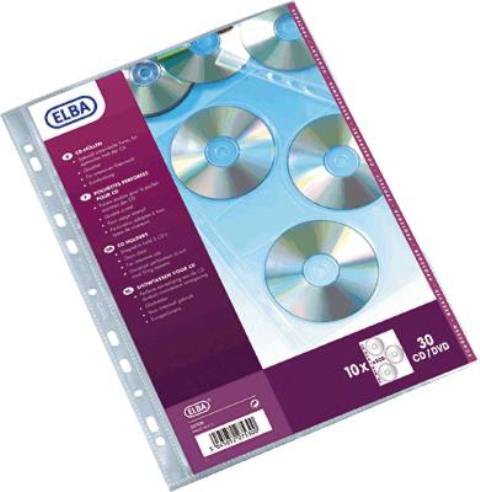 FUNDAS PARA CD´S MULTITALADRO ENVASE 10 UNIDADES