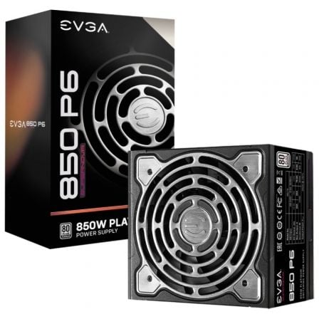 Fuente de Alimentación EVGA SuperNova 850 P6/ 850W/ Ventilador 13.5cm/ 80 Plus Platinum