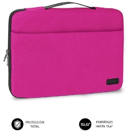 Funda Subblim Elegant Laptop Sleeve hasta 15.6"/ Rosa