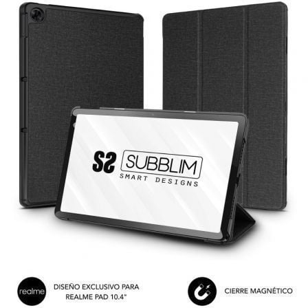 Funda Subblim Shock Case CST-5SC250 para Tablet Realme Pad de 10.4"/ Negra