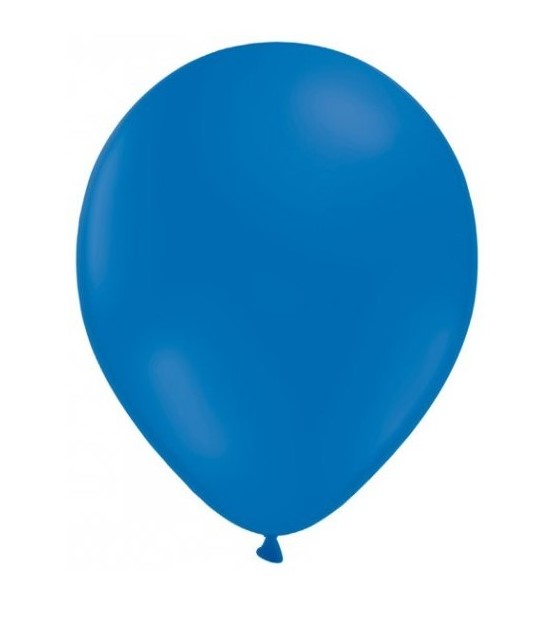 GLOBOS  LATEX TAMAÑO NORMAL UNICOLOR ***AZUL*** BOLSA DE 100 UNIDADES