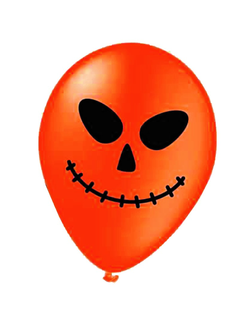 GLOBOS  LATEX TAMAÑO NORMAL UNICOLOR ***HALLOWEEN NARANJA*** BOLSA DE 100 UNIDADES