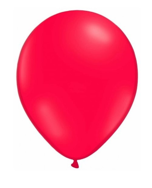 GLOBOS  LATEX TAMAÑO NORMAL UNICOLOR ***ROJO*** BOLSA DE 100 UNIDADES