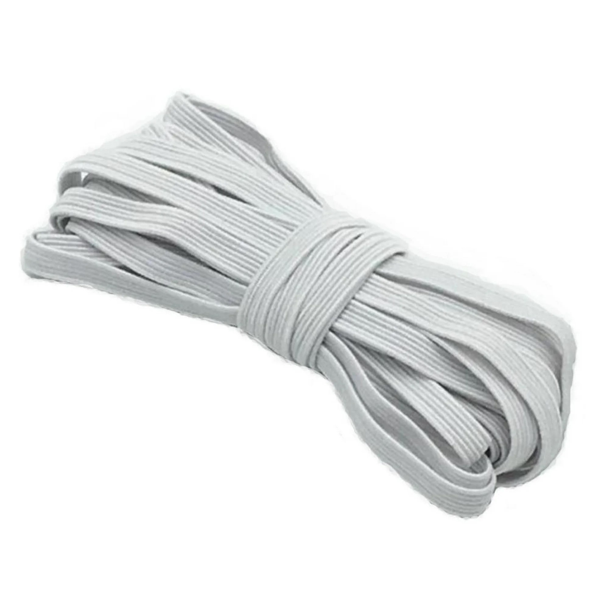 GOMA ELASTICA DE CARETA BLANCA DE 5MM DE ANCHO X 5 METROS DE LARGO