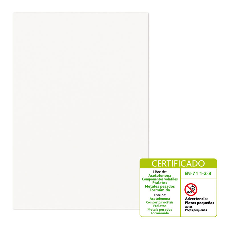 GOMA EVA 60X40MM BLANCO APLI REF. 12769