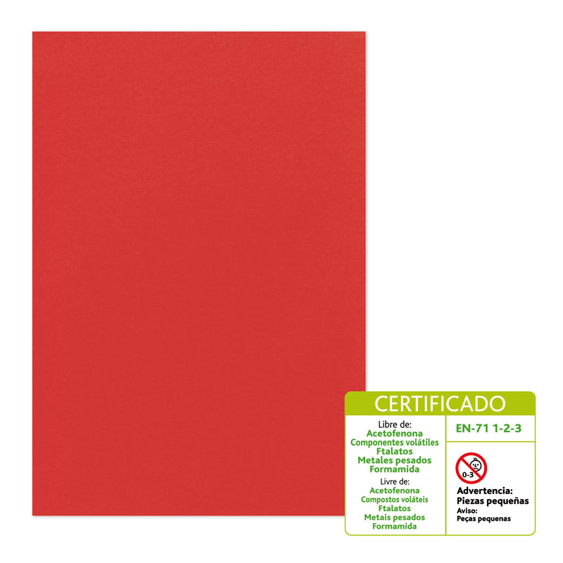 GOMA EVA 60X40MM ROJO APLI REF. 12756