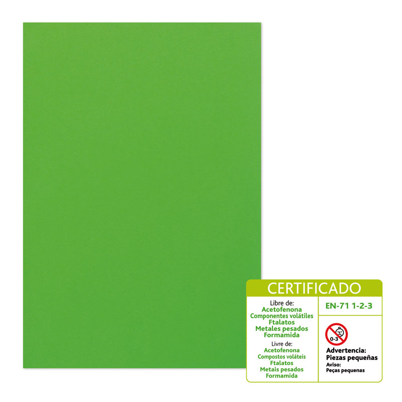 GOMA EVA 60X40MM VERDE CLARO APLI REF. 12762