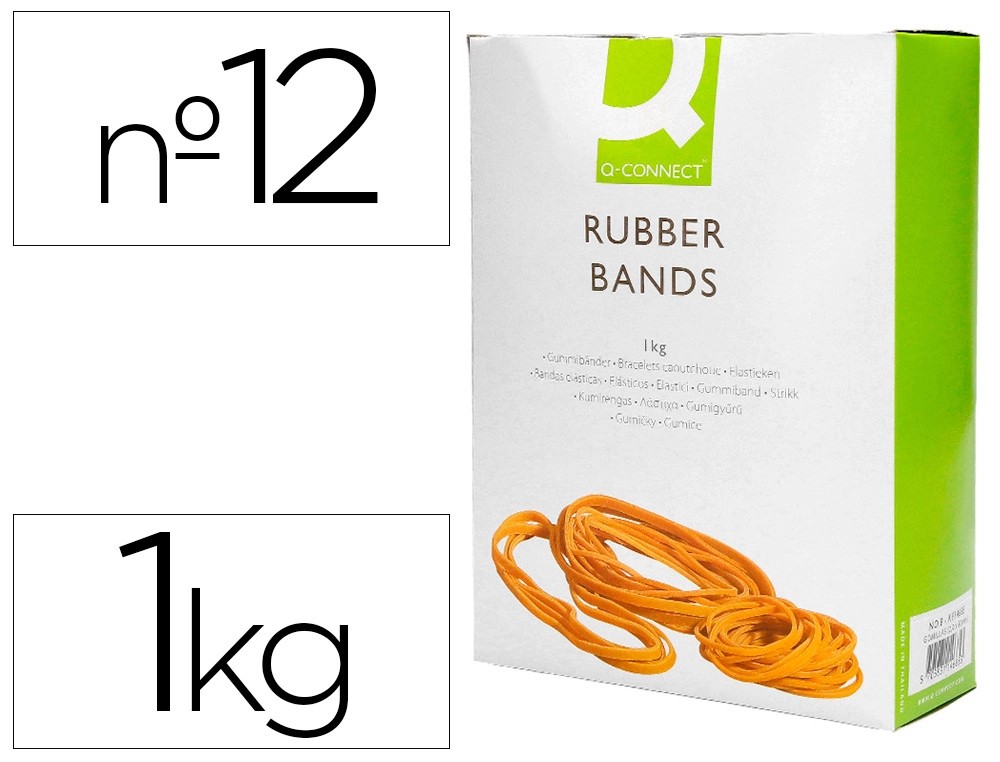GOMAS ELASTICAS Nº 12 DE 120MM ***CAJA 1KG***
