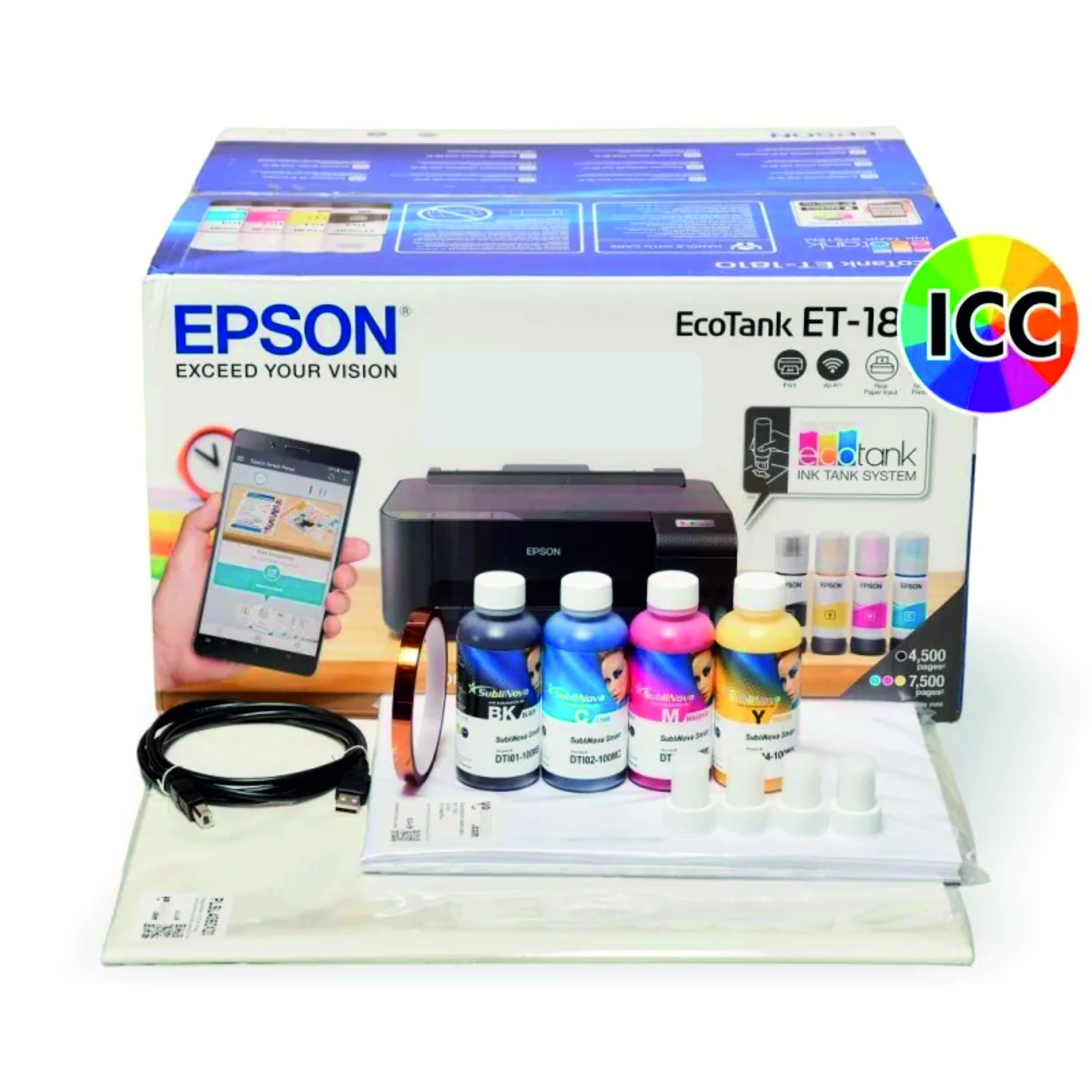 IMPRESORA DE SUBLIMACION PARA TRANSFERENCIA SUBLIMACION PACK INICIACION