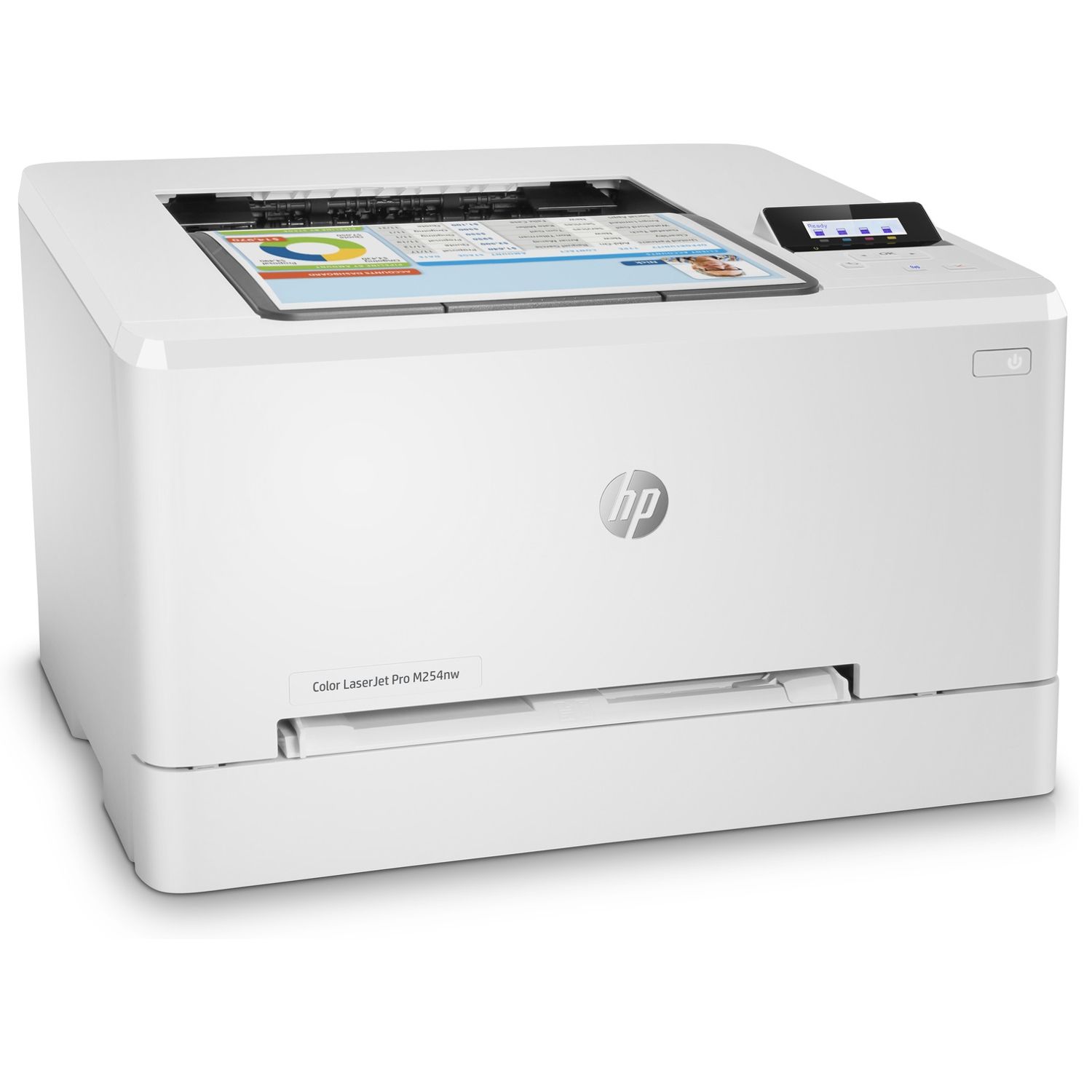 IMPRESORA HP LASER COLOR PRO M254NW / CONEXION USB Y ETHERNET 10/100 / VELOCIDAD HASTA 37 PPM - USA TONER 202A/X-203A/X