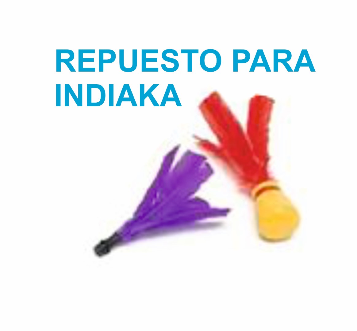 INDIAKA  *** REPUESTO DE PLUMAS PARA INDIAKA UNIDAD SUELTA ***