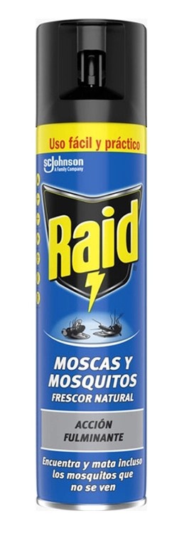 INSECTICIDA ***RAIP MOSCAS Y MOSQUITOS*** FRESCOS NEUTRO BOTE 400ML