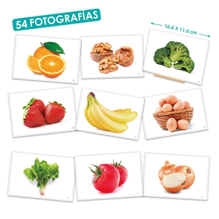 JUEGO CON FOTOGRAFIAS DE ALIMENTOS