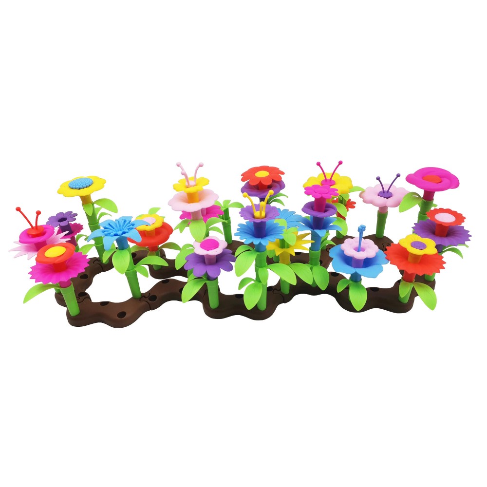 JUEGO DE CONSTRUCCION DE JARDIN DE FLORES DE 104 PIEZAS 45X20X10CM REF: AM 411395