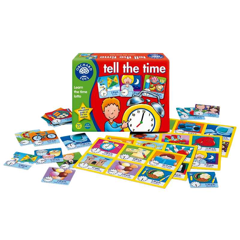 JUEGO EN INGLES WHAT IS THE TIME? LAS HORAS EN INGLES ORCHARD REF: F- XCP-ORD015 - 5011863100764