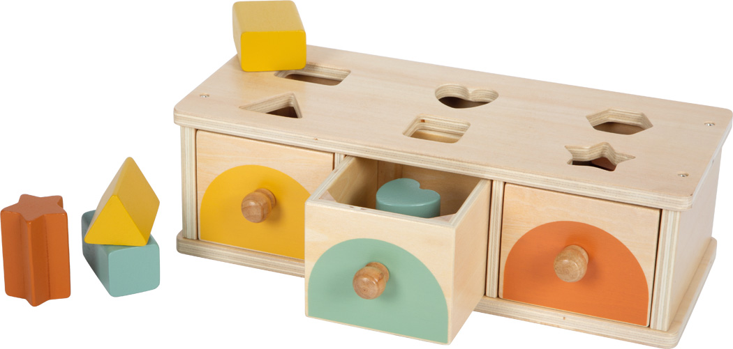 JUEGO ENCAJE CAJA CLASIFICACION MONTESSORI DE MADERA