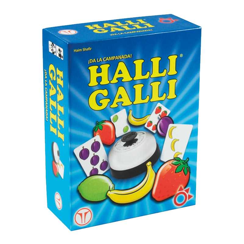 JUEGO HALLI GALLI CONTIEN 56 CARTAS Y 1 TIMBRE DE JUEGO REF: F- XTF-01700 - 8437015001197