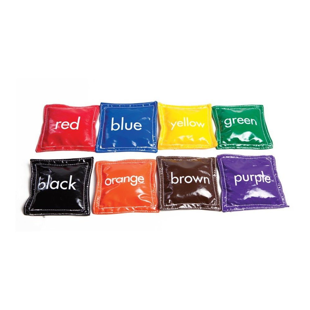 JUEGO SAQUITOS DE COLORES SET 8 COLORES DE 11.5X11.5CM REF: 410387