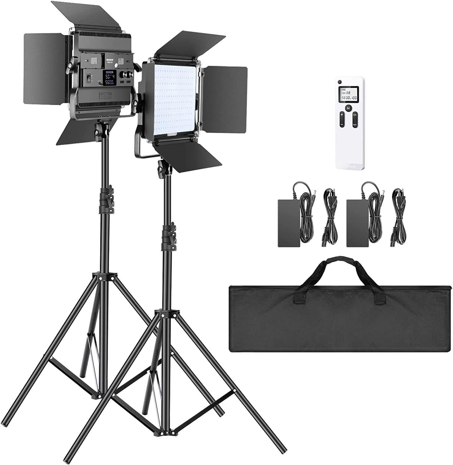 KIT ILUMINACION PARA CHROMA Y ESTUDIO FOTOGRAFICOS/PRODUCCION NEEVER