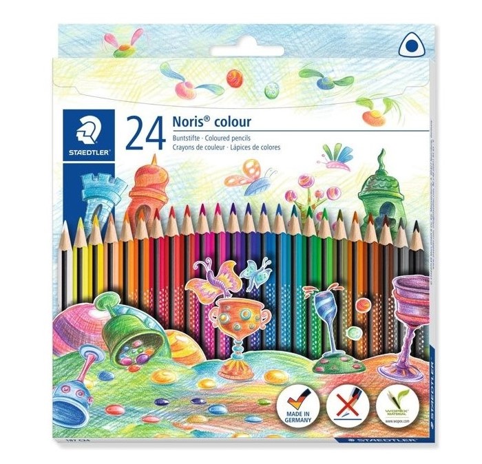LAPICES COLORES STAEDTLER NORIS CLUB ESTUCHE 24 COLORES  REF: 185C24