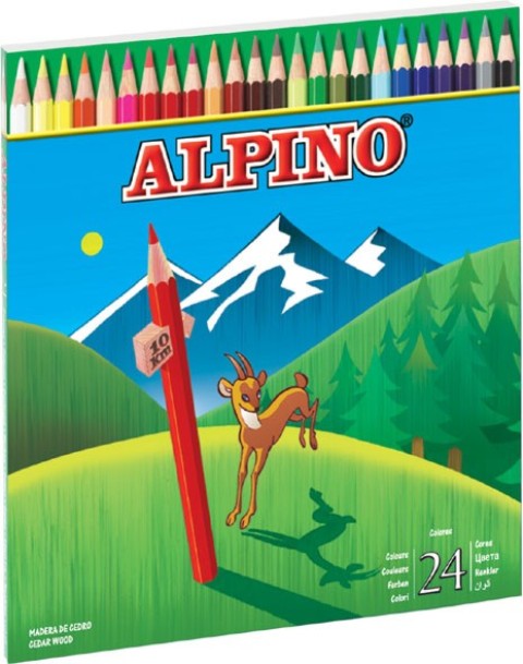 LAPIZ ALPINO ESTUCHE DE  24 COLORES REF: AL010658