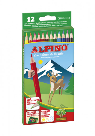 LAPIZ ALPINO ESTUCHE DE 12 COLORES REF: AL010654
