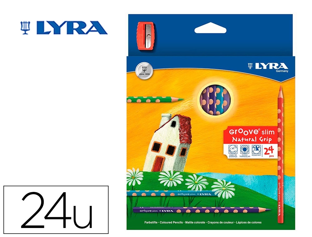 LAPIZ DE COLORES **LYRA 24 COLORES*** REF: L2821240