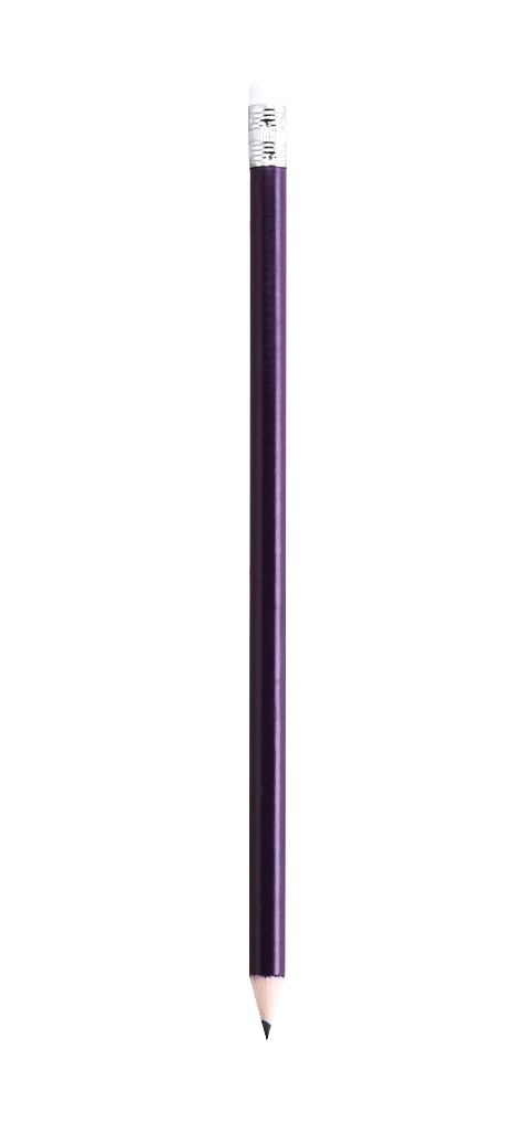 LAPIZ GRAFITO CON GOMA  COLOR MADERA *** VIOLETA *** REF.8587