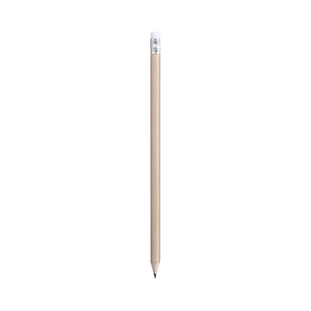 LAPIZ GRAFITO CON GOMA  COLOR MADERA ***NATURAL MADERA *** REF.8587