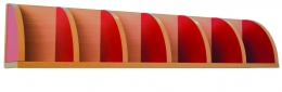 LEJA CASILLERO 6 HUECOS COLOR HAYA 120X22X22CM