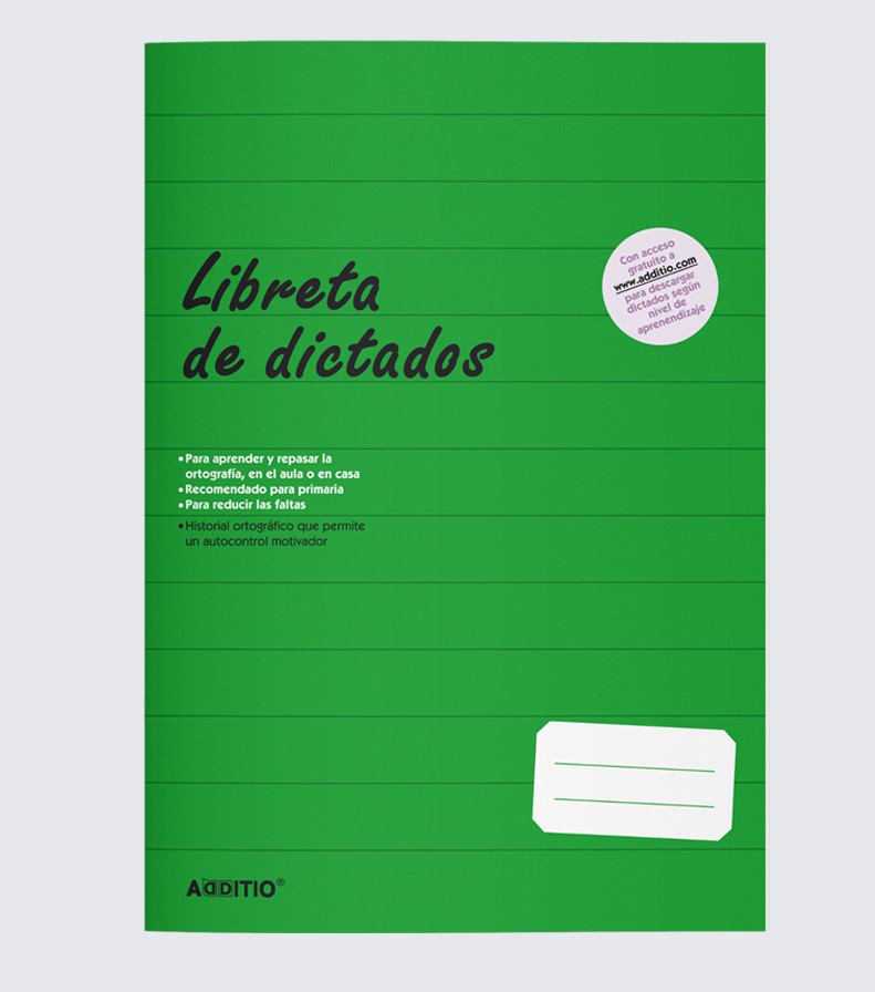 LIBRETA DE DICTADOS ADDITIO TAMAÑO A4 DE 64 PAGINAS REF: D102