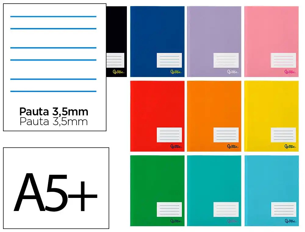 LIBRETA GRAPADA CUARTO PAUTA 3.5MM 32 HOJAS LIDERPAPEL REF. 172619