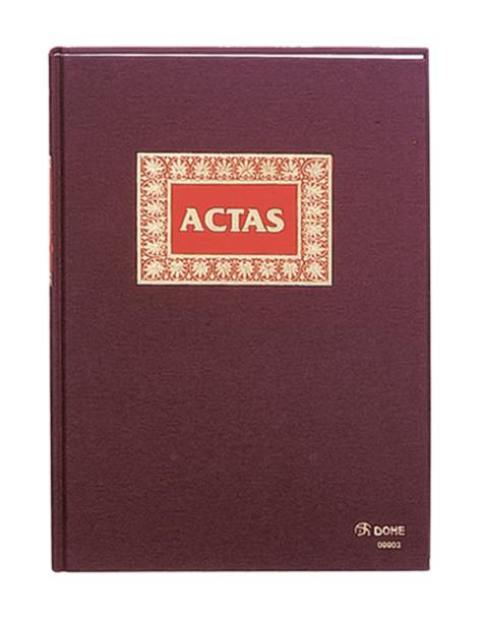 LIBRO DE ACTAS 100H DOHE 09905