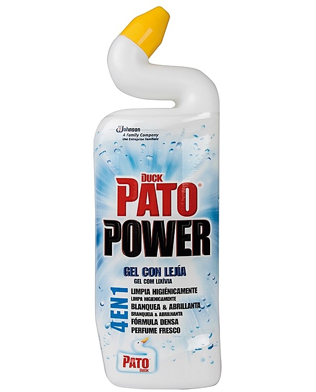 LIMPIADOR WC DE INODORO PATO FORMULA 4 EN UNO GEL CON LEJIA 750ML