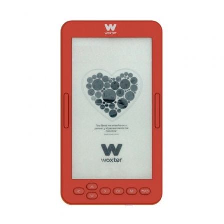 Libro Electrónico Ebook Woxter Scriba 195 S/ 4.7"/ Tinta Electrónica/ Rojo