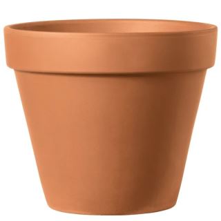 MACETA CONICA ARCILLA DE 15x14CM PARA DECORAR