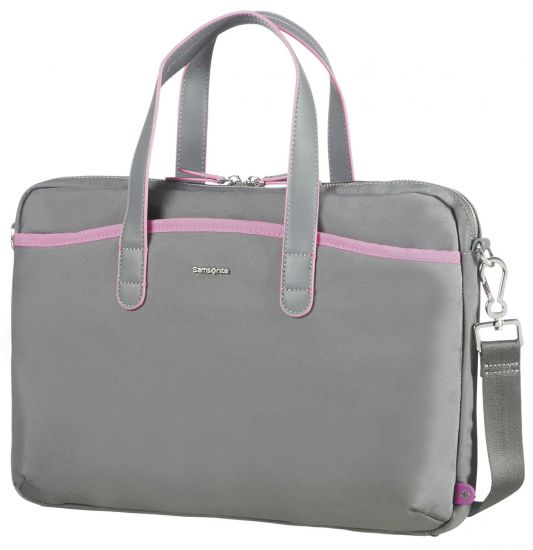 MALETIN PORTATIL DE 15.6" SAMSONITE BANDOLERA AJUSTABLE YDESMONTABLE 105X405X270MM GRIS REF. 5414847767562