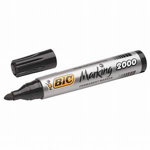 MARCADOR BIC 2000 PERMANENTE PUNTA REDONDA NEGRO