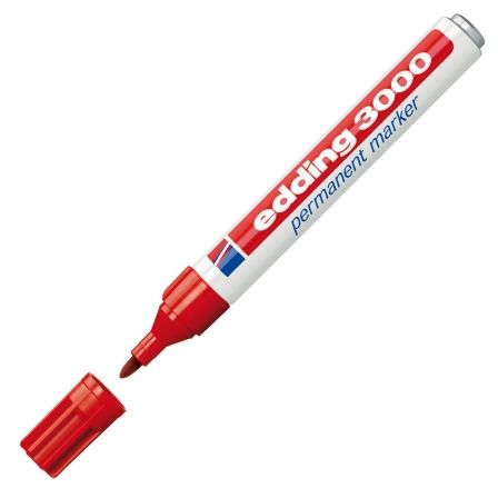 MARCADOR EDDING 3000 ROJO