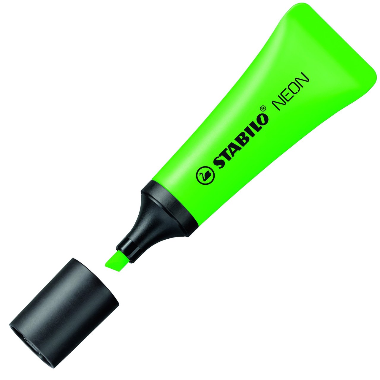 MARCADOR FLUORESCENTE STABILO NEON VERDE REF: 72/33