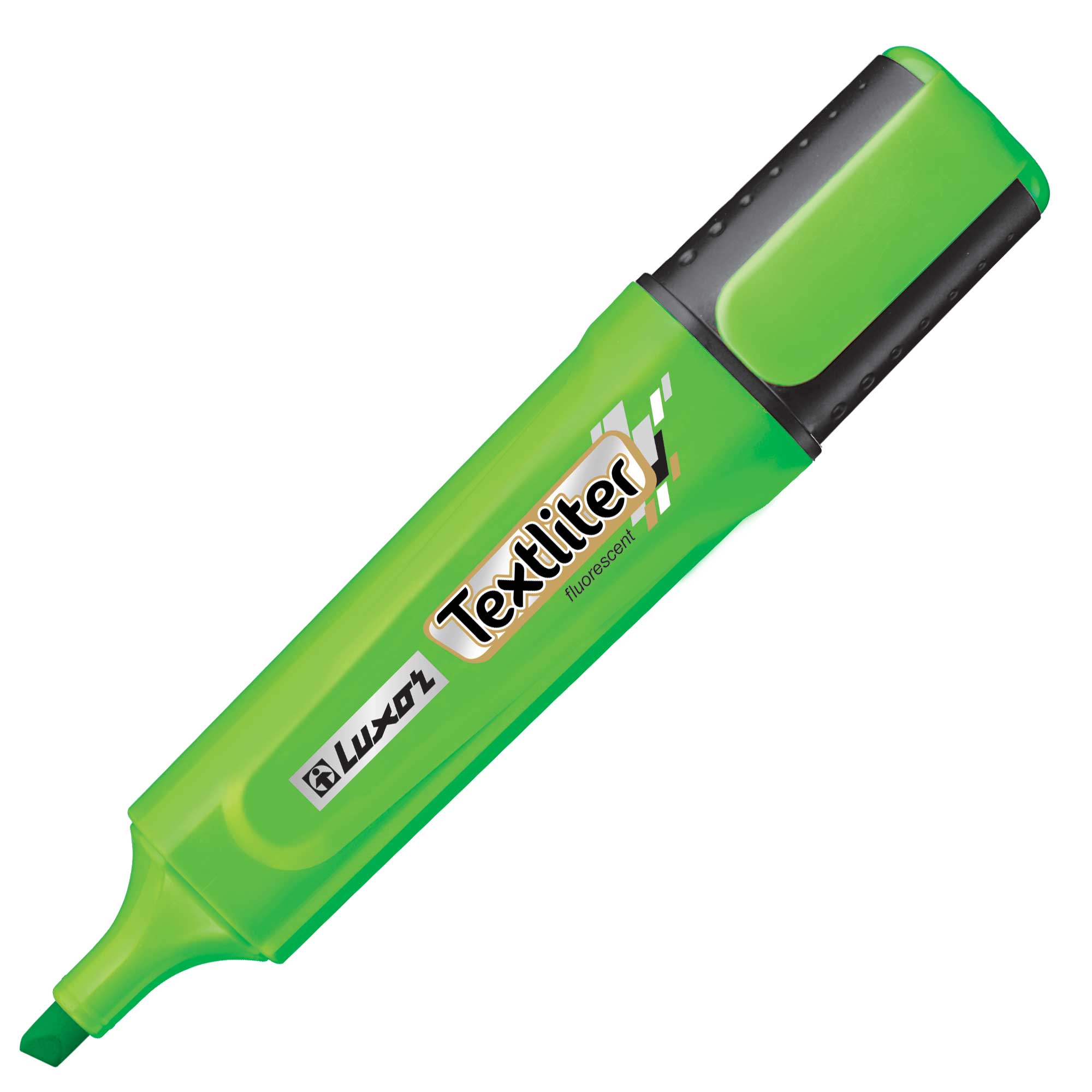 MARCADOR FLUORESCENTE VERDE LUXOR REF: 4012
