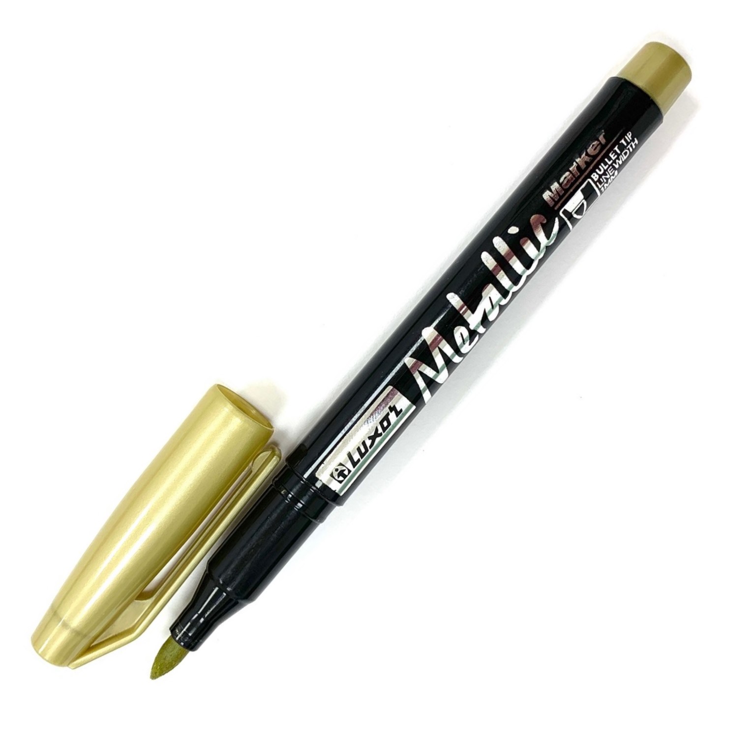 MARCADOR PERMANENTE METALICO ORO METALLIC LUXOR REF: 3485