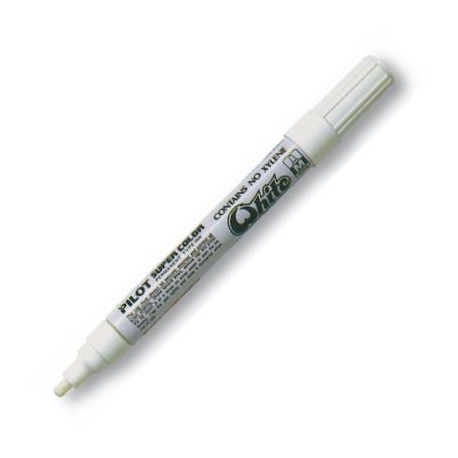 MARCADOR PILOT PERM. BLANCO PTA MEDIANA SC-W-M