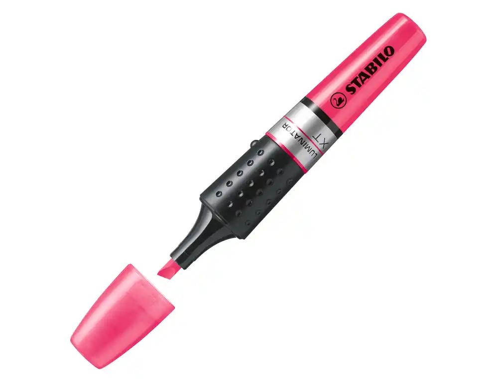 MARCADOR STABILO FLUOR. LUMINATOR ROSA 71/56