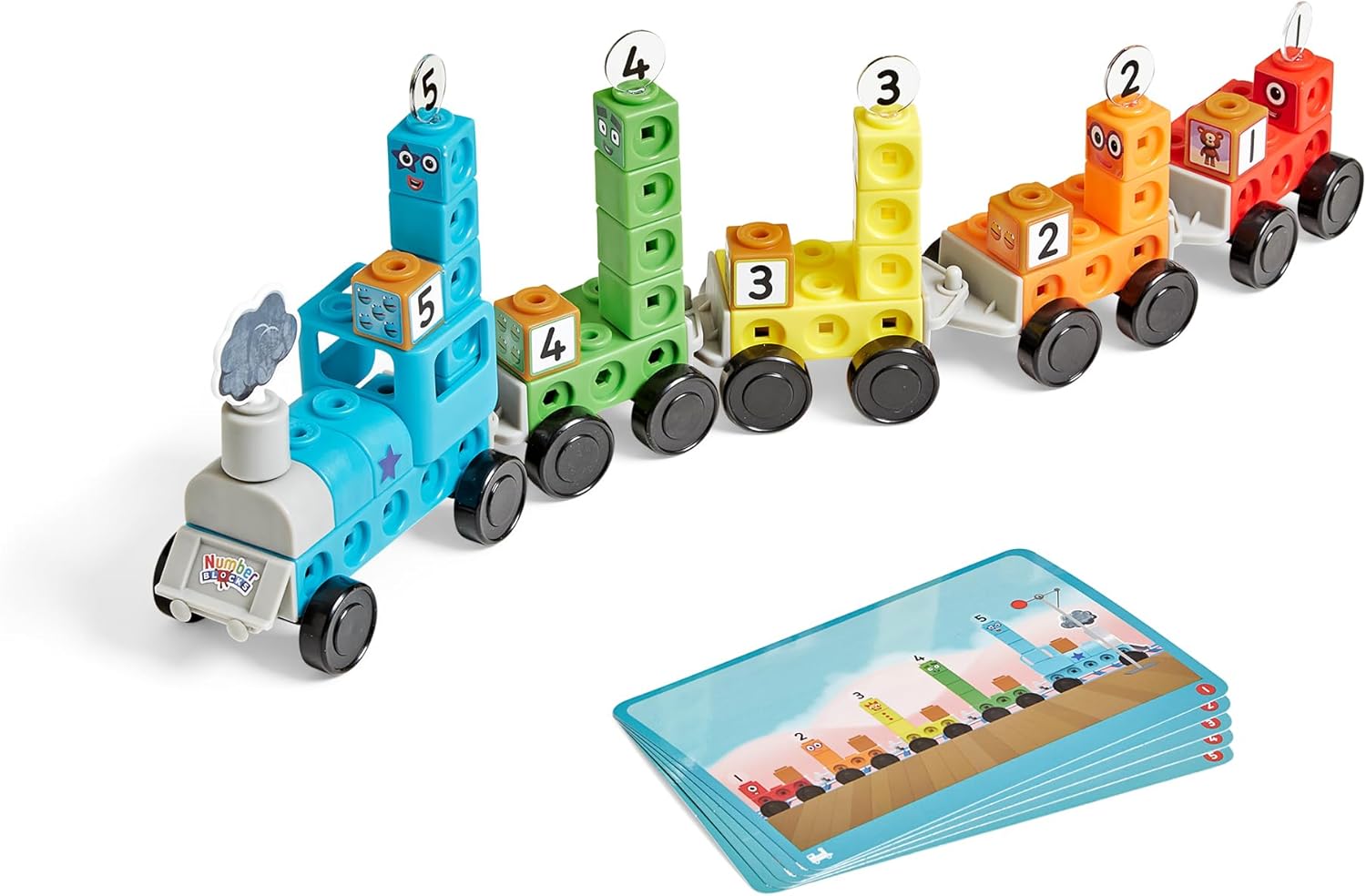 MATHLINK CUBES NUMBERBLOCKS EXPRESS TRAIN ACTIVITY SET FALOMIR