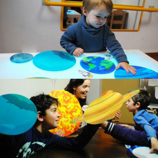 MAXI PLANETAS SET 17 PIEZAS CON TAMAÑOS DESDE 40CM AL MÁS PEQUEÑO 9CM