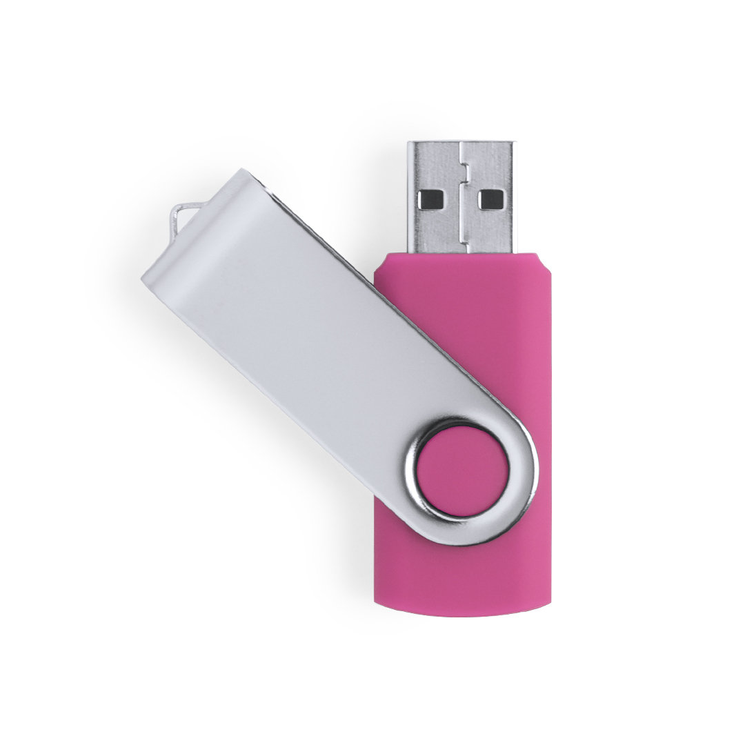 MEMORIA USB 32GB ***FUCSIA*** CON CAJA REF: 6052