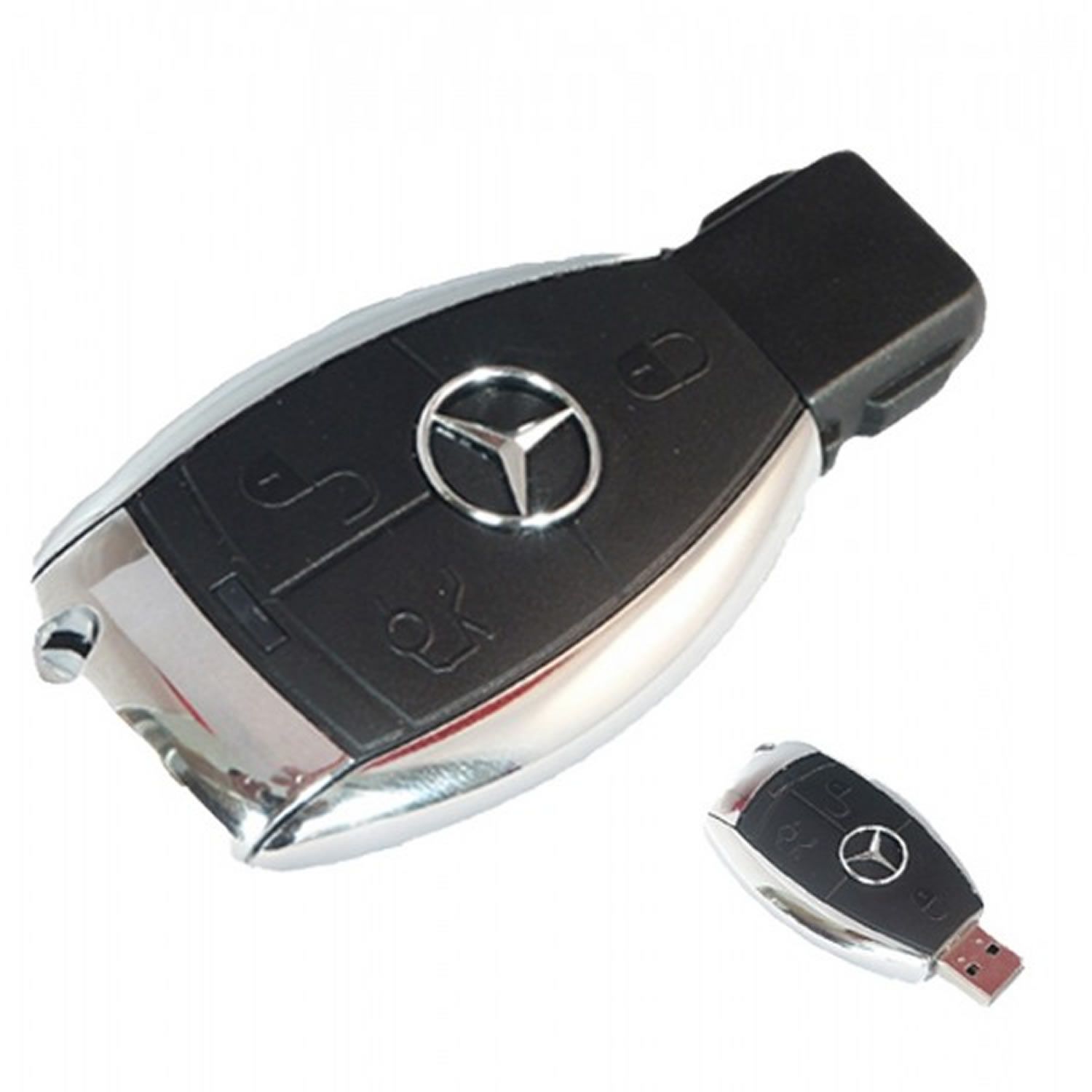 MEMORIA USB DISEÑO LLAVE COCHE MERCEDES DE 16GB REF: TEC5002-16